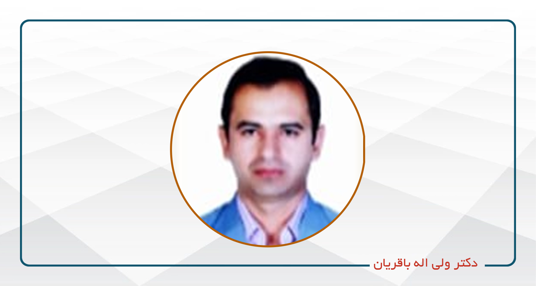 
                                                                            دکتر ولی اله باقریان
